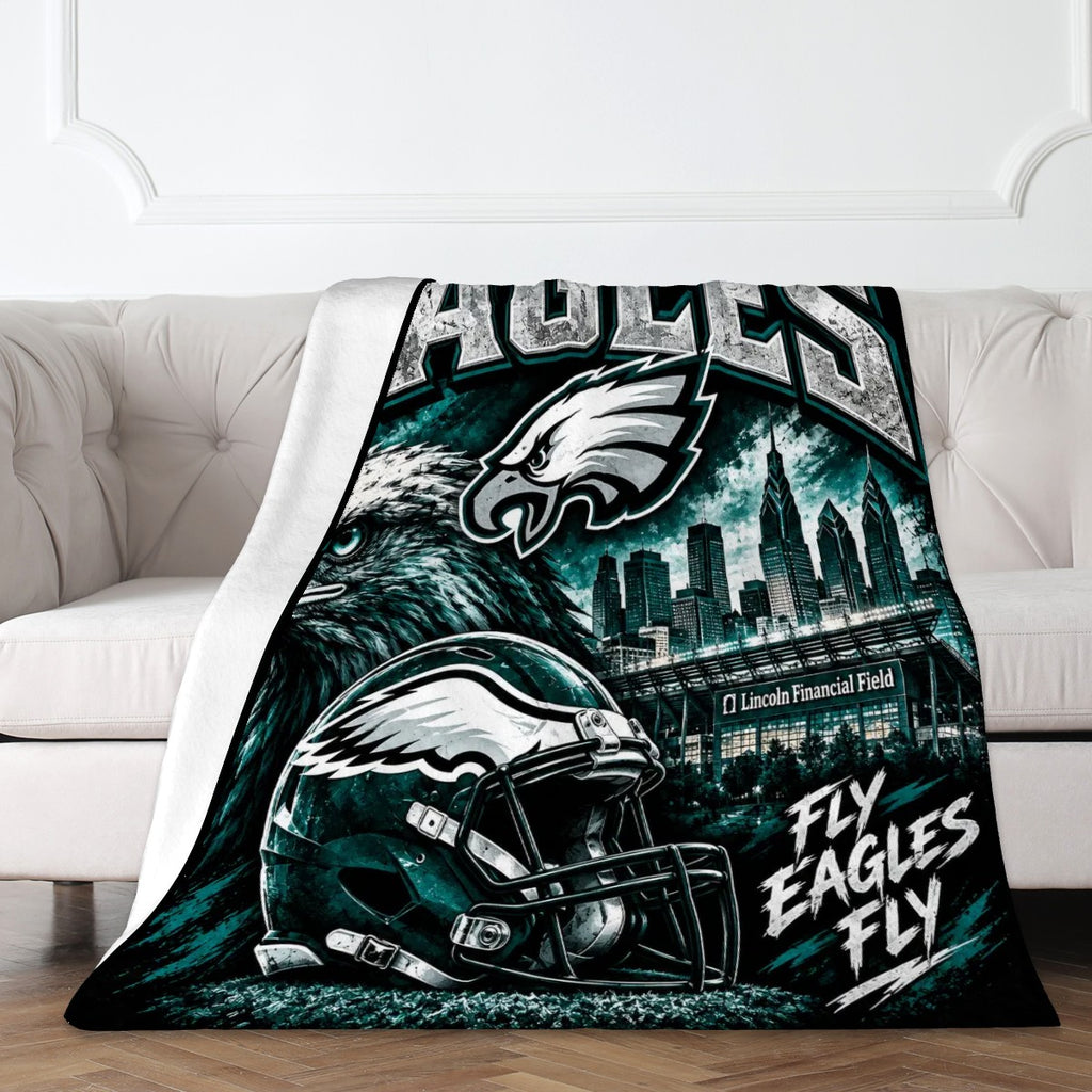 320 GSM Large Thick Flannel Throw Blanket