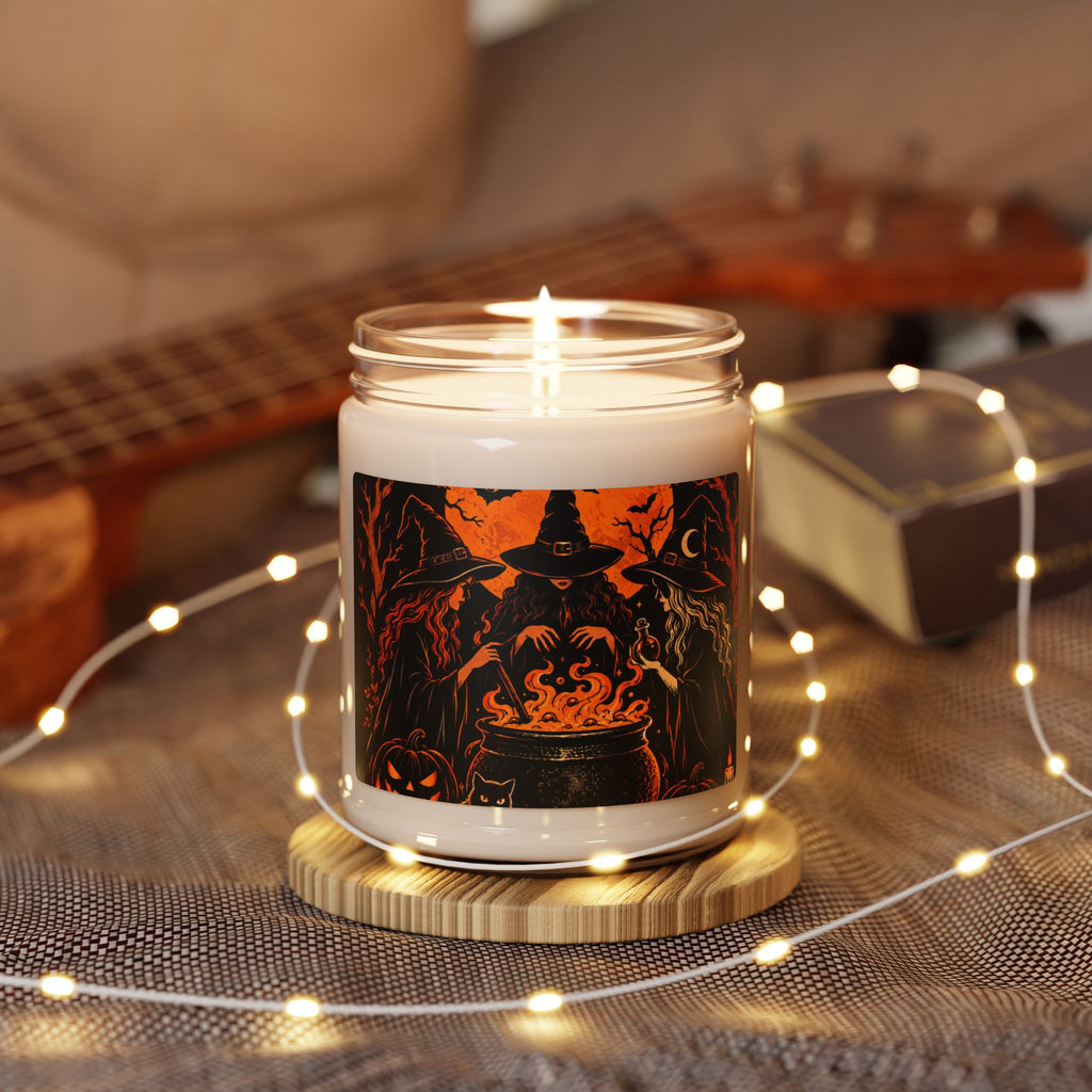 Witch Cauldron Soy Candle — 9oz Halloween Scented Candle