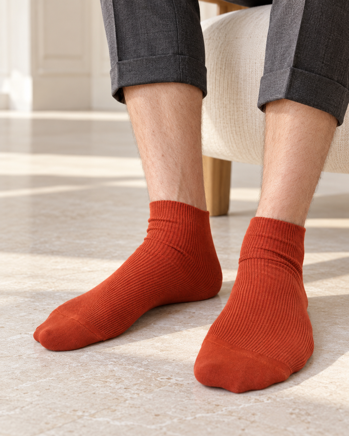 tittimitti® Men’s 100% Organic Combed Cotton Socks 3-Pack – Made in Italy