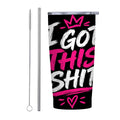 Stainless Steel Insulated Tumblers with Lid  Straw (20oz)