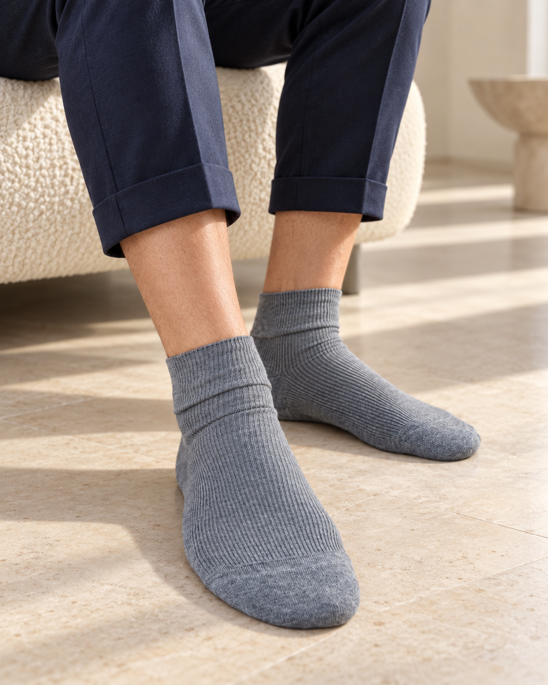 tittimitti® Men’s 100% Organic Combed Cotton Socks 3-Pack – Made in Italy