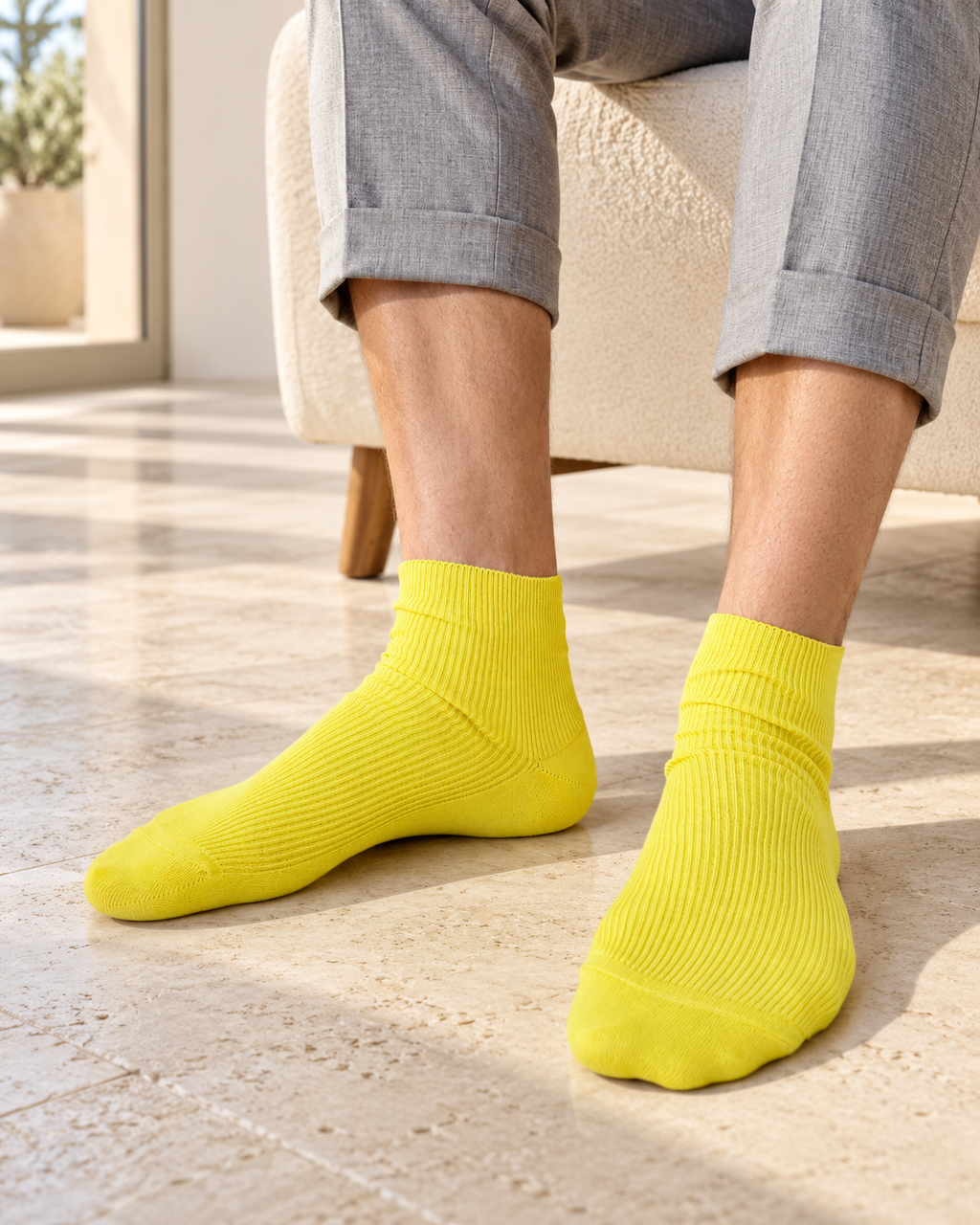 tittimitti® Men’s 100% Organic Combed Cotton Socks 3-Pack – Made in Italy