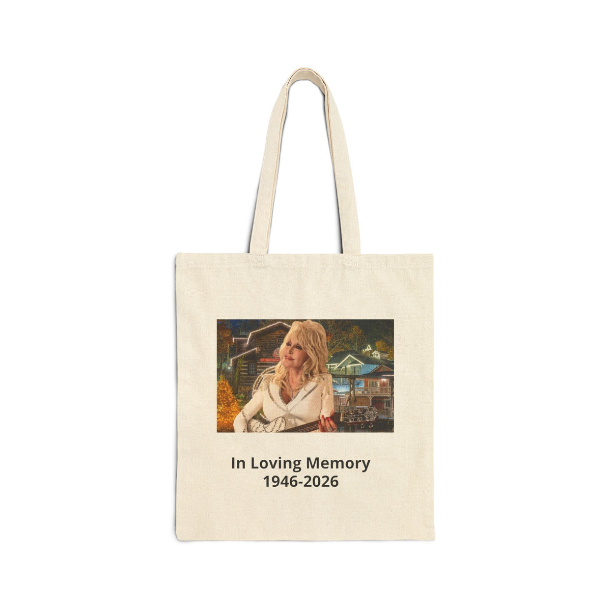 Memorial Photo Tote Bag — "In Loving Memory 1946–2026"