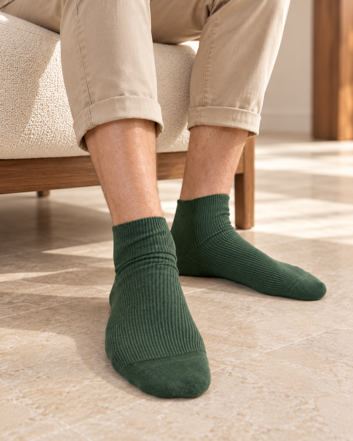 tittimitti® Men’s 100% Organic Combed Cotton Socks 3-Pack – Made in Italy