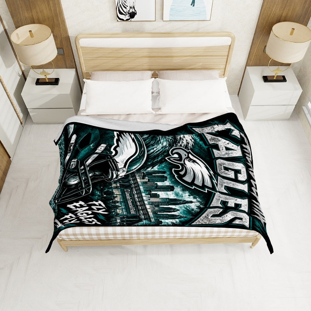 320 GSM Large Thick Flannel Throw Blanket