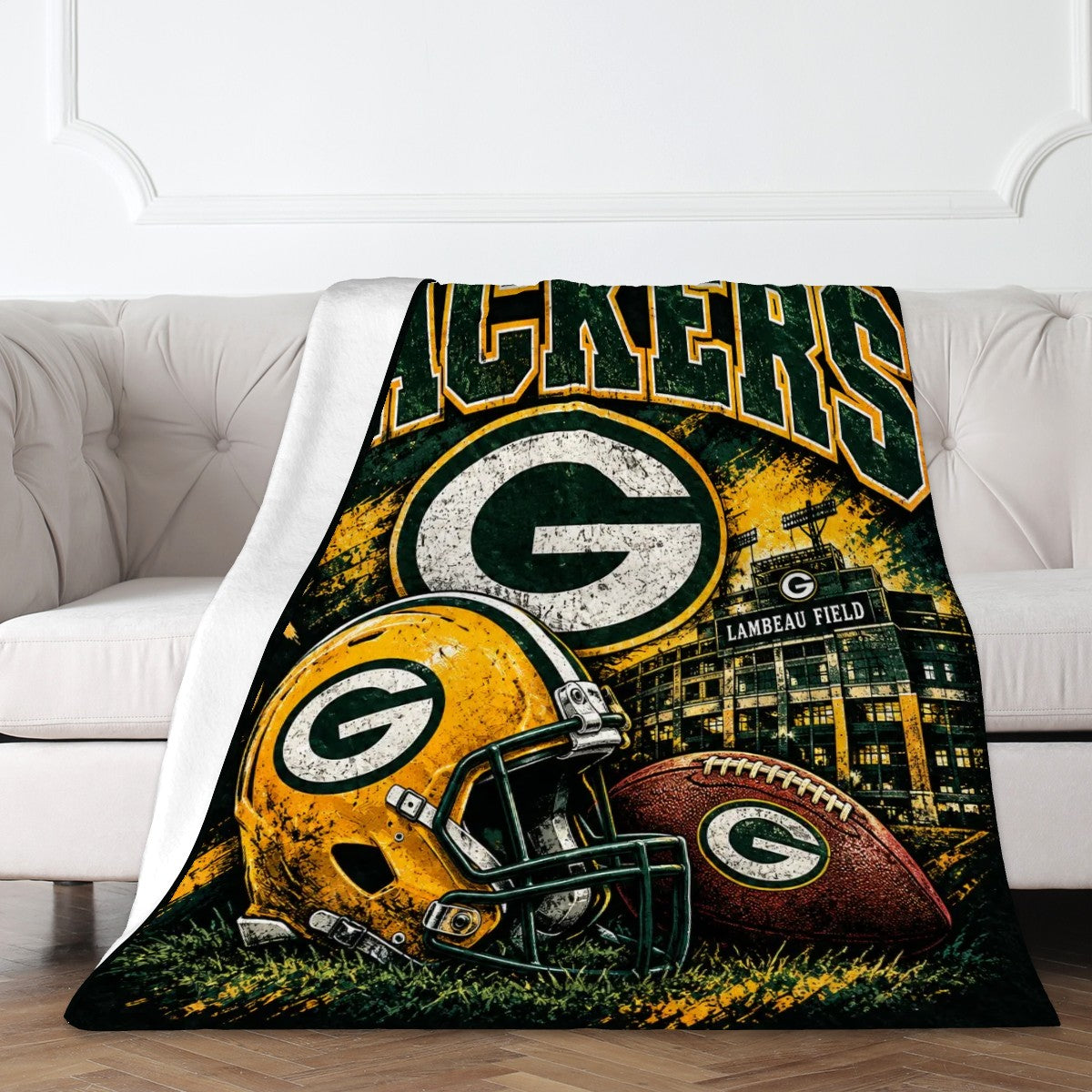 320 GSM Large Thick Flannel Throw Blanket