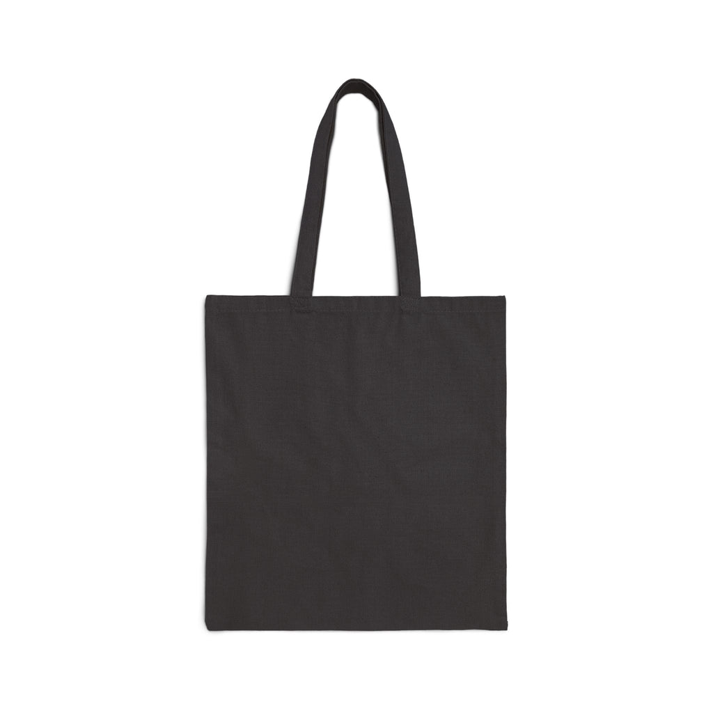 Halloween Pumpkin Skull Tote Bag - Spooky Orange Moon Canvas Tote