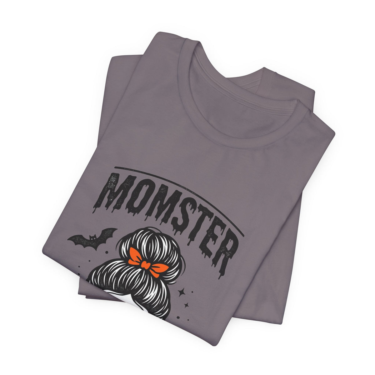 Momster Skull Graphic Tee | Halloween Mom shirt, bats & spooky lettering