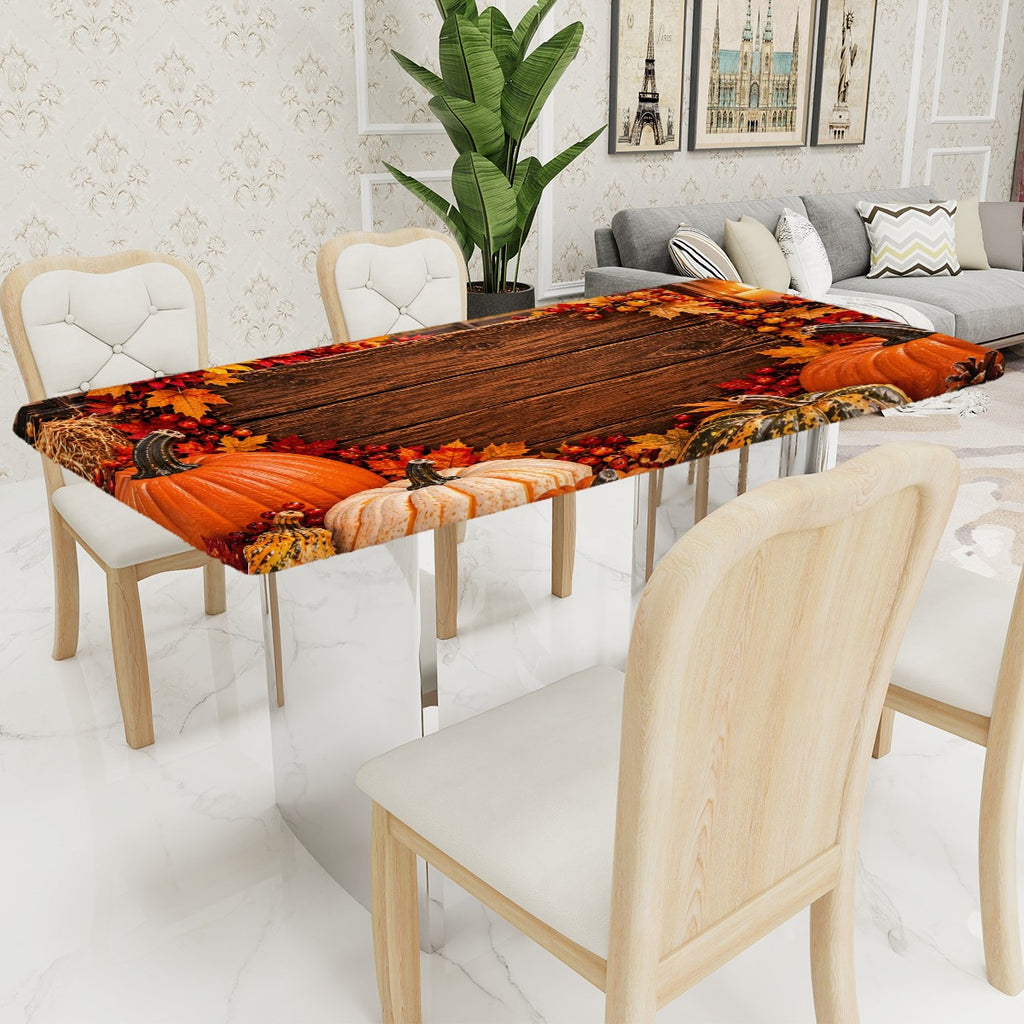 Large Rectangle AntiOil Table Cover with Elastic Edged