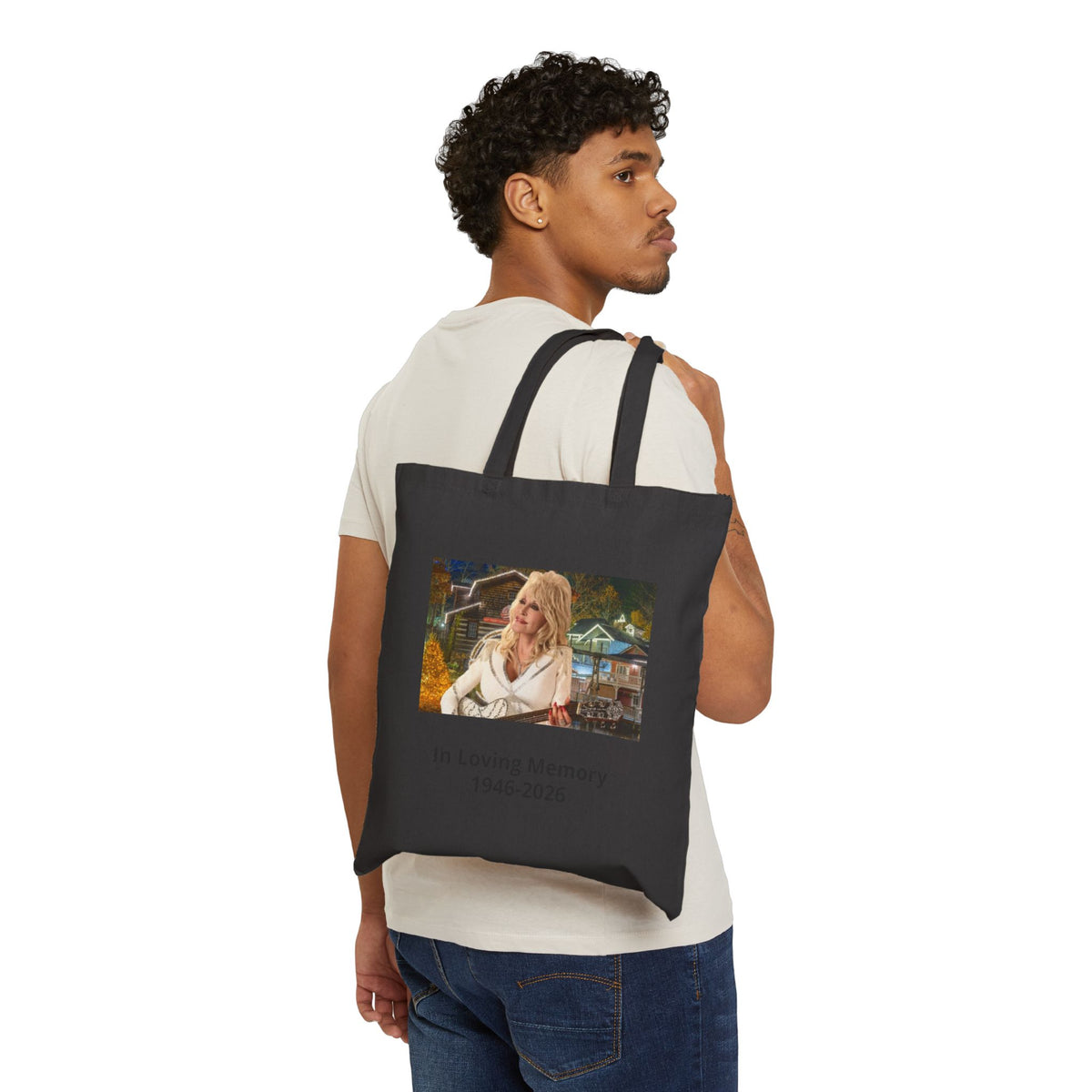 Memorial Photo Tote Bag — "In Loving Memory 1946–2026"