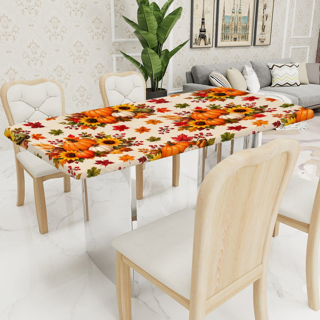 Large Rectangle AntiOil Table Cover with Elastic Edged