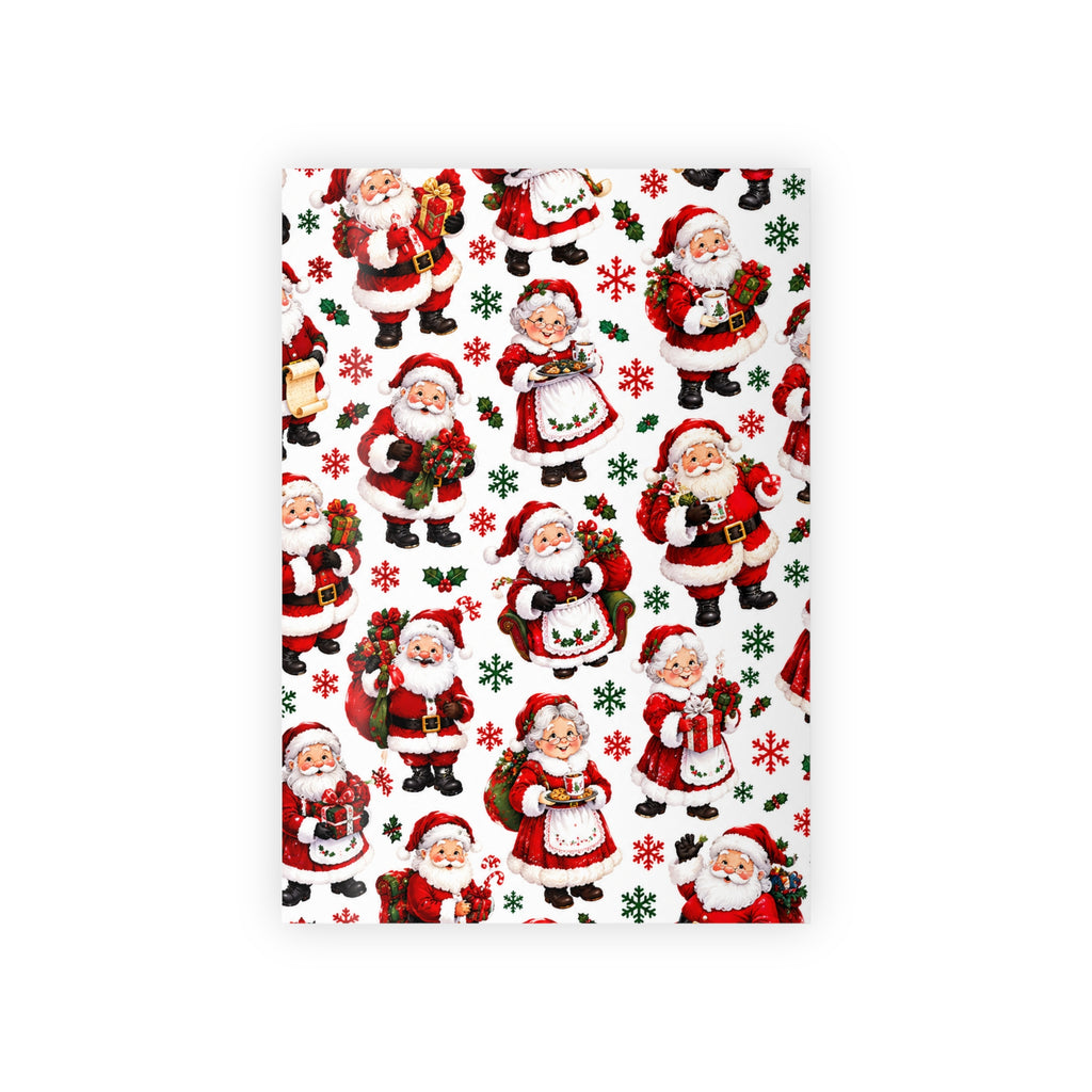 Christmas Santa Pattern Gift Wrapping Paper Roll