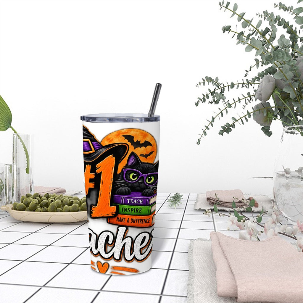 Stainless Steel Insulated Tumblers with Lid  Straw (20oz)