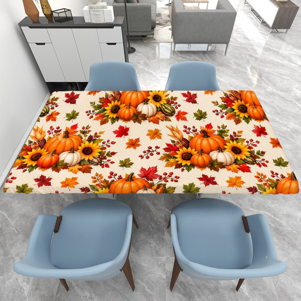 Large Rectangle AntiOil Table Cover with Elastic Edged