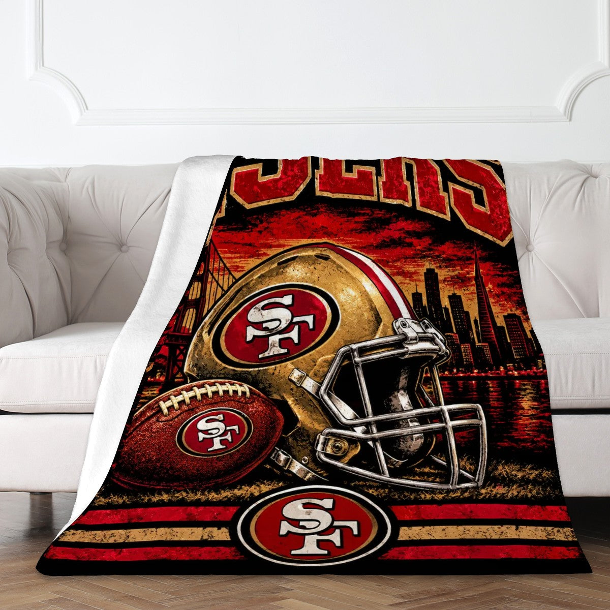 320 GSM Large Thick Flannel Throw Blanket