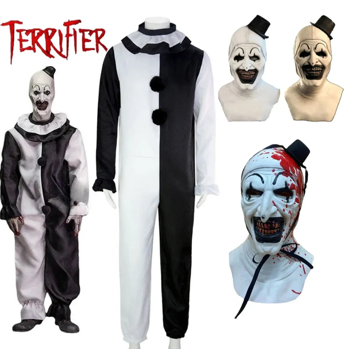 Terrifier 2 Art The Clown Cosplay Costume