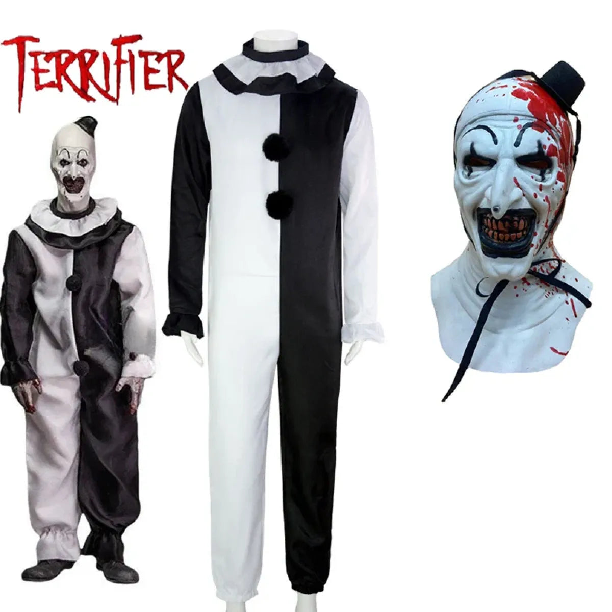 Terrifier 2 Art The Clown Cosplay Costume