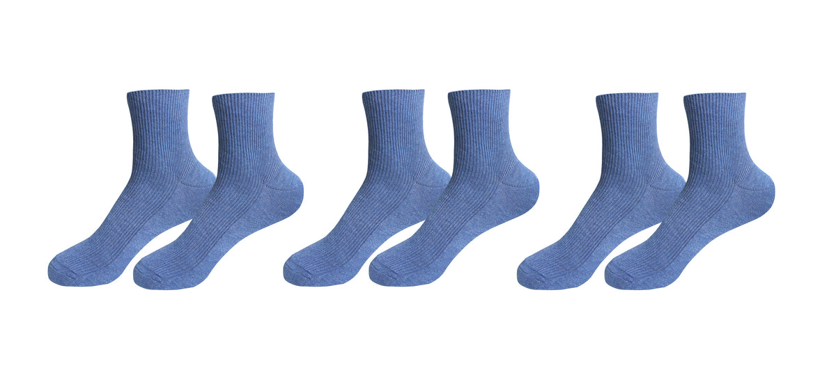 tittimitti® Men’s 100% Organic Combed Cotton Socks 3-Pack – Made in Italy
