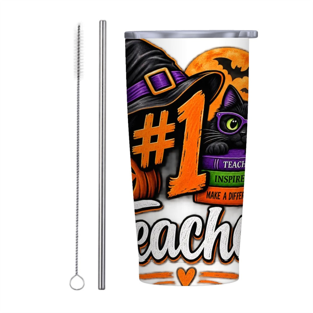 Stainless Steel Insulated Tumblers with Lid  Straw (20oz)
