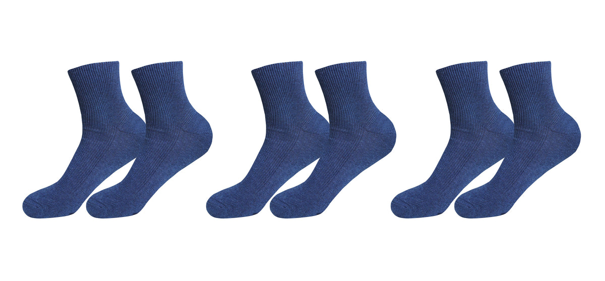 tittimitti® Men’s 100% Organic Combed Cotton Socks 3-Pack – Made in Italy